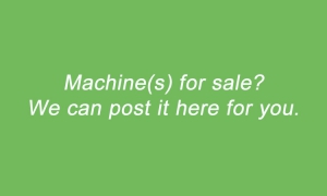 Podemos publicar su oferta de máquina aquí